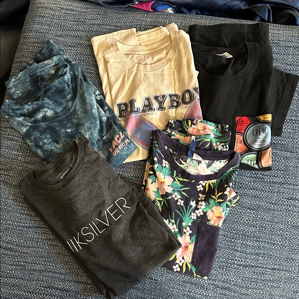 Lot of five men’s T-shirts Sz M